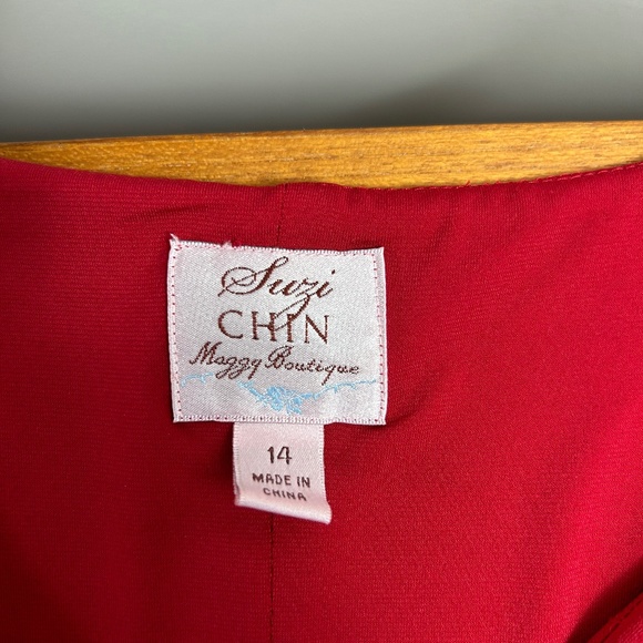 Beautiful Suzi Chin Red Dress - Picture 6 of 8